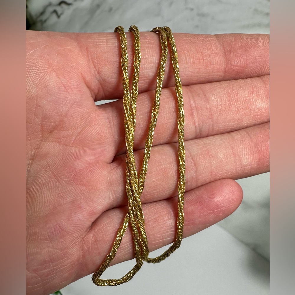 💛Vintage Napier Gold Tone Sparkly Twist Chain - Picture 8 of 9